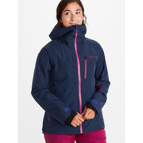 Marmot Bariloche Ski Jacket For Womens Navy LQG703245